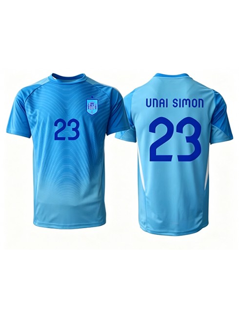 Kupite Poceni Vratar dres Španija SP 2026 Unai Simon #23 Domači modra
