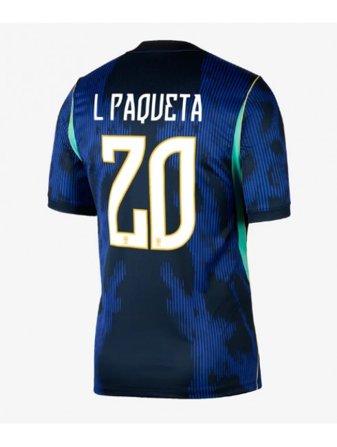Lucas Paqueta #20 Poceni Nogometni dres Brazilija SP 2026 Gostujoči Kratek rokav