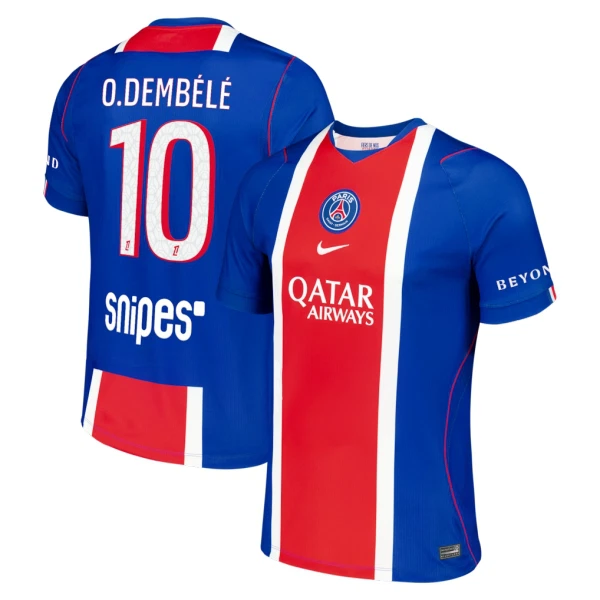 Najcenejši Nogometni dres Paris Saint-Germain Ousmane Dembélé #10 PSG 2026/27 Domači