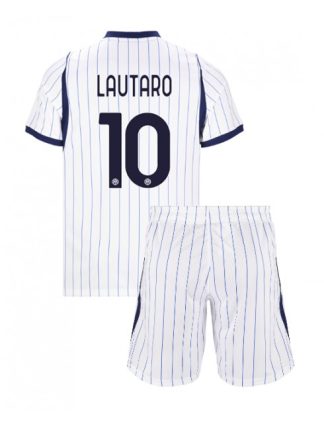 Najcenejši Nogometni dres kompleti za otroke Inter Milan 2026-27 Lautaro Martinez #10 Gostujoči