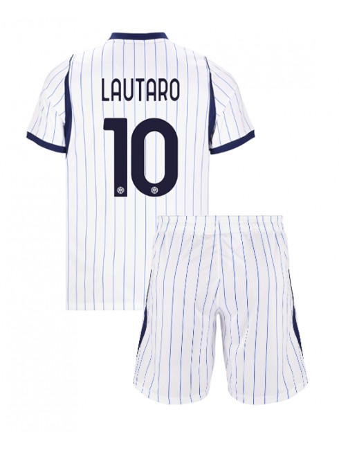 Najcenejši Nogometni dres kompleti za otroke Inter Milan 2026-27 Lautaro Martinez #10 Gostujoči