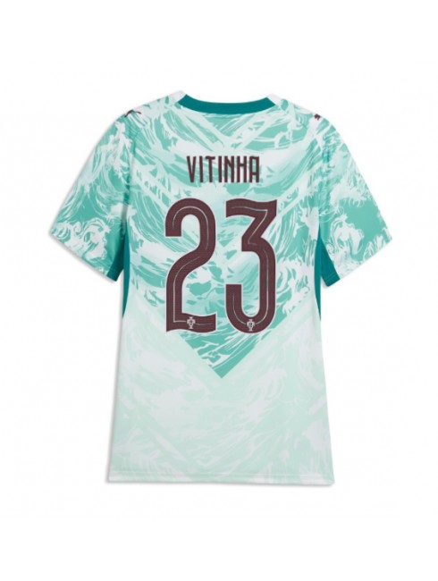 Nogometni dres tisk Vitinha 23 Portugalska SP 2026 Gostujoči Ženski