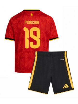 Otroški Nogometni dres kompleti Belgija SP 2026 Diego Moreira #19 Domači