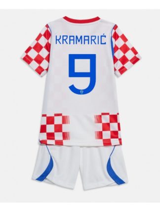 Kupiti Otroški Nogometni dres kompleti Hrvaška SP 2026 Andrej Kramaric #9 Domači
