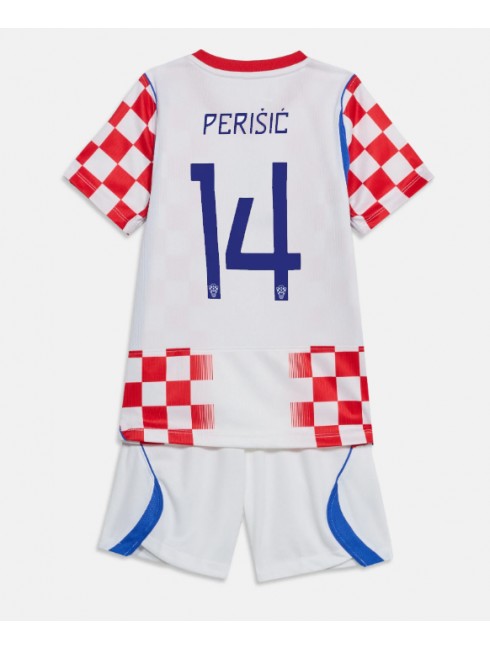 Najcenejši Otroški Nogometni dresi kompleti Hrvaška SP 2026 Ivan Perisic #14 Domači