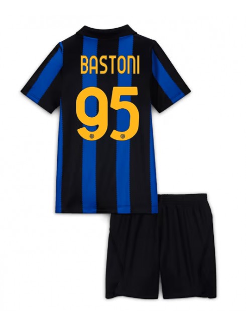 Najcenejši Otroški Nogometni dres kompleti Inter Milan 2026-27 Alessandro Bastoni #95 Domači