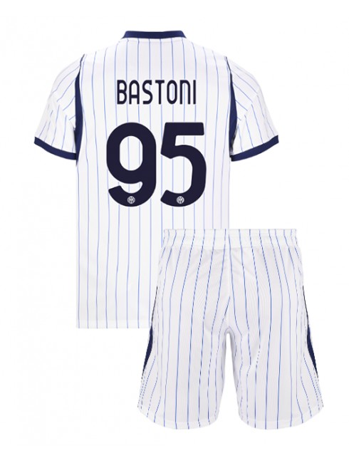 Najcenejši Otroški Nogometni dres kompleti Inter Milan 2026-27 Alessandro Bastoni #95 Gostujoči