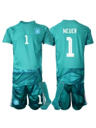Prodajo Otroški Nogometni dresi kompleti Nemčija SP 2026 Manuel Neuer #1 Vratar Domači
