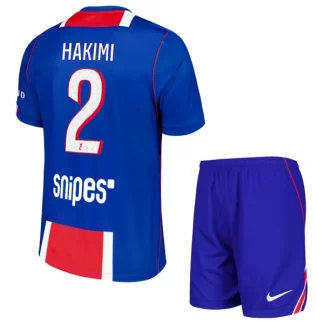 Poceni Otroški Nogometni dres kompleti Paris Saint-Germain PSG Achraf Hakimi #2 Domači 2026/27