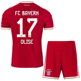 Nogometni dres za otroke kompleti FC Bayern München Michael Olise #17 Domači 2026-27