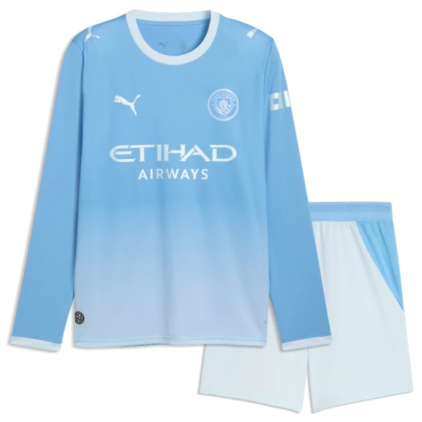 Najcenejši Nogometni dresi kompleti Manchester City Domači 2026-27 Dolgi Rokav