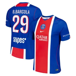 Moški Nogometni dres Paris Saint-Germain Bradley Barcola #29 PSG 2026/27 Domači