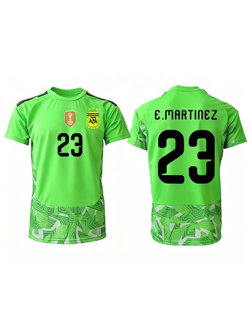 Poceni Nogometni dres Argentina SP 2026 Emiliano Martinez #23 Vratar Gostujoči