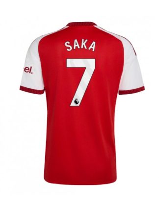 Poceni Moški Nogometni dres Arsenal Bukayo Saka #7 Domači 2026-27 rdeča