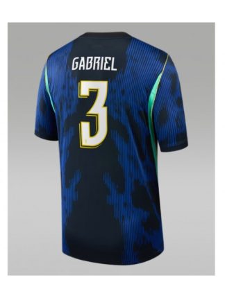 Poceni Nogometni dres Brazilija SP 2026 Gabriel Magalhaes #3 Gostujoči Kratek rokav