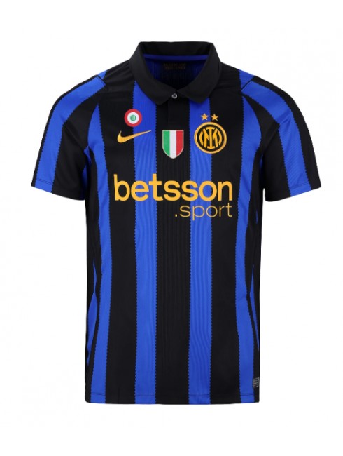 Poceni Nogometni dres Inter Milan 2026-27 Alessandro Bastoni #95 Domači modra in črna-1