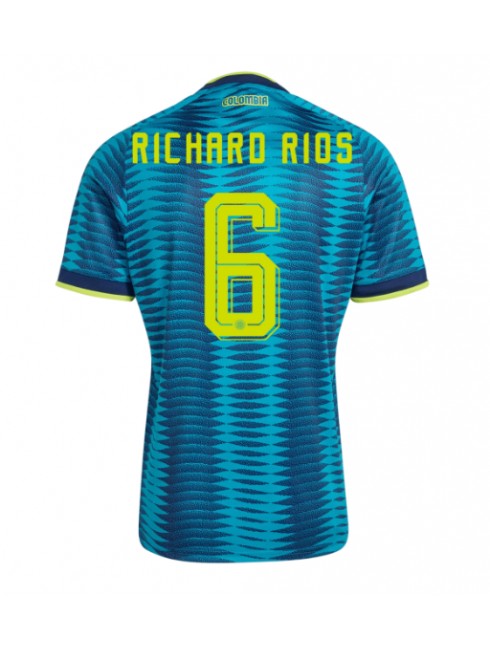 Poceni Nogometni dres Kolumbija SP 2026 Richard Rios #6 Gostujoči Kratek rokav