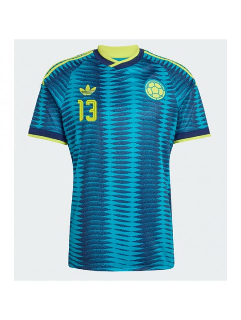 Poceni Nogometni dres Kolumbija SP 2026 Yerry Mina #13 Gostujoči Kratek rokav-1