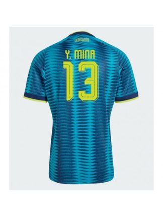 Poceni Nogometni dres Kolumbija SP 2026 Yerry Mina #13 Gostujoči Kratek rokav