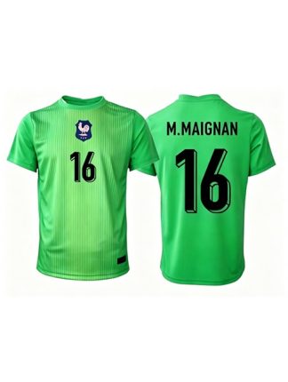 Najcenejši Vratarski dresi Francija SP 2026 Mike Maignan #16 Gostujoči Kratek rokav