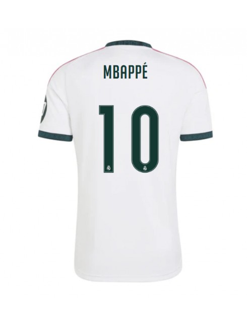 Najcenejši nogometni dres Real Madrid 2026-27 Kylian Mbappe #10 Domači Kratek Rokav