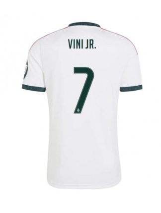 Najcenejši nogometni dres Real Madrid 2026-27 Vinicius Junior #7 Domači Kratek Rokav
