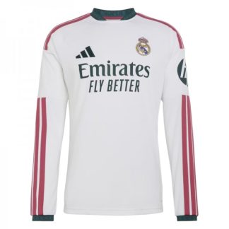 Najcenejši nogometni dres Real Madrid Domači 2026/27 bela Dolgi Rokav