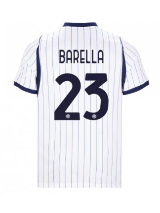 Prodaja Nogometni dres Inter Milan 2026-27 Nicolo Barella #23 Gostujoči bela