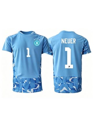 Kupiti Poceni Vratarski dres Nemčija SP 2026 Manuel Neuer #1 Gostujoči modra