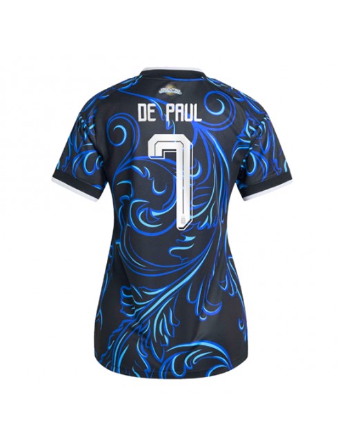 Najcenejši Nogometni dres Argentina SP 2026 Rodrigo De Paul #7 Gostujoči Ženski