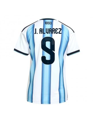 Najcenejši Nogometni dres Argentina SP 2026 Julian Alvarez #9 Domači Ženski