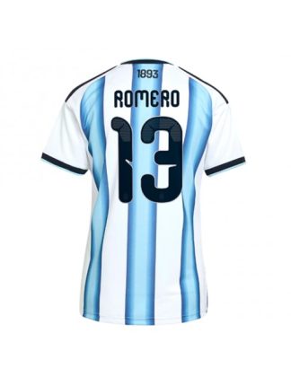 Najcenejši Nogometni dres Argentina SP 2026 Romero #13 Domači Ženski