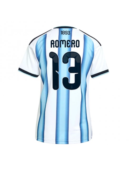 Najcenejši Nogometni dres Argentina SP 2026 Romero #13 Domači Ženski