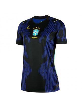 Najcenejši Nogometni dres Brazilija SP 2026 Gostujoči Ženski