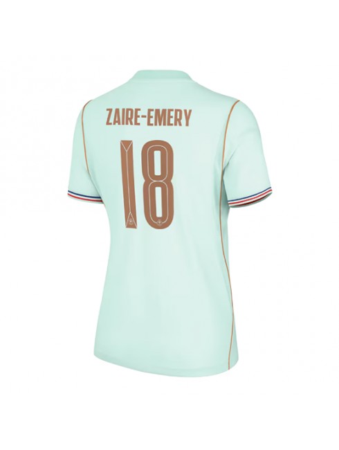 Ženski Nogometni dres Francija SP 2026 Warren Zaire-Emery #18 Gostujoči Kratek rokav