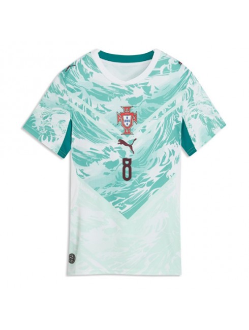 Ženski Nogometni dres Portugalska SP 2026 Bruno Fernandes #8 Gostujoči Kratek rokav-1