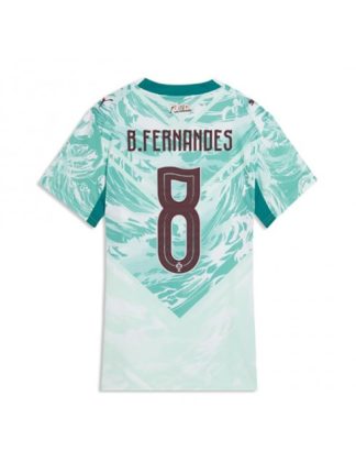 Ženski Nogometni dres Portugalska SP 2026 Bruno Fernandes #8 Gostujoči Kratek rokav