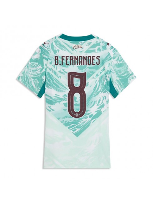Ženski Nogometni dres Portugalska SP 2026 Bruno Fernandes #8 Gostujoči Kratek rokav
