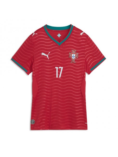 Ženski Nogometni dres Portugalska SP 2026 Domači Rafael Leao #17 rdeča-1