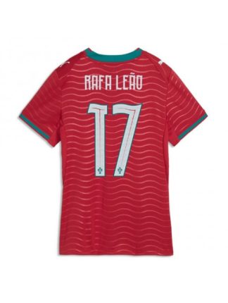 Ženski Nogometni dres Portugalska SP 2026 Domači Rafael Leao #17 rdeča