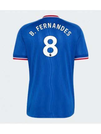 Bruno Fernandes #8 Poceni Nogometni dres Manchester United Gostujoči 2026-27 modra