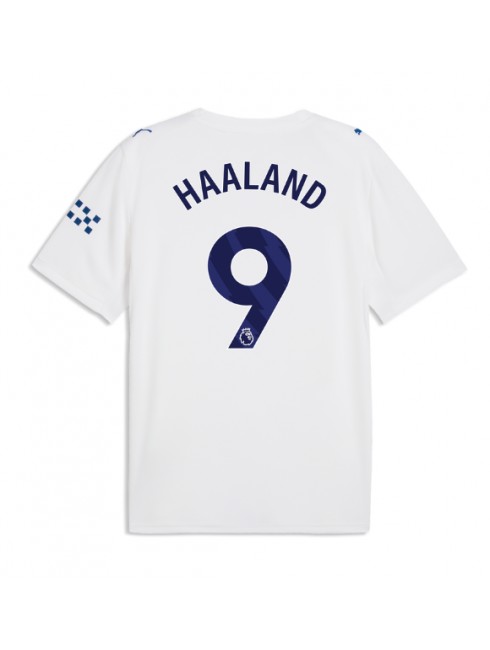 Najcenejši Nogometni dres Manchester City Tretji 2026-27 bela Erling Haaland #9