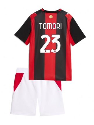 Poceni Otroški Nogometni dres kompleti AC Milan Domači 2026-27 Fikayo Tomori #23