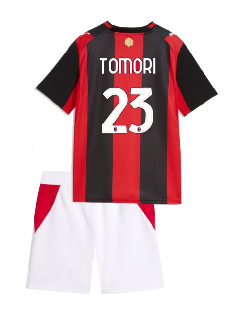 Poceni Otroški Nogometni dres kompleti AC Milan Domači 2026-27 Fikayo Tomori #23