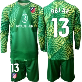 Kupite Otroški Nogometni dresi kompleti Atletico Madrid 2026-27 Jan Oblak 13 zelena