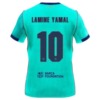Lamine Yamal #10 Poceni Nogometni dres Barcelona Tretji 2026-27 modra