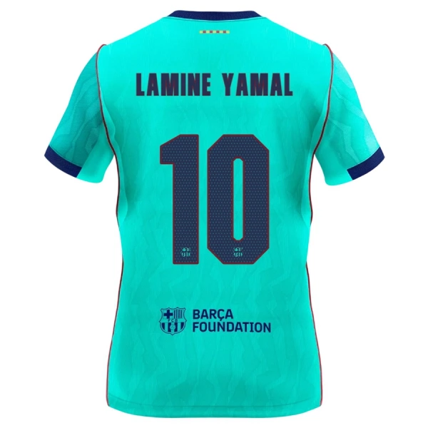 Lamine Yamal #10 Poceni Nogometni dres Barcelona Tretji 2026-27 modra