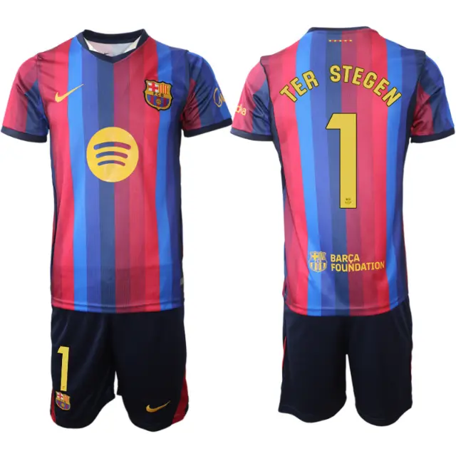 Nogometni dres kompleti FC Barcelona 2026-27 Marc-André ter Stegen #1 Domači