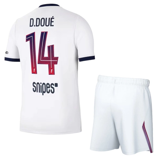 Nogometni dres kompleti za otroke Paris Saint-Germain PSG Desire Doue #14 Gostujoči 2026/27