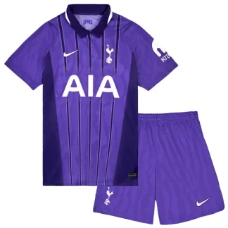 Najcenejši Nogometni dres kompleti za otroke Tottenham Hotspur 2026-27 Tretji vijolična